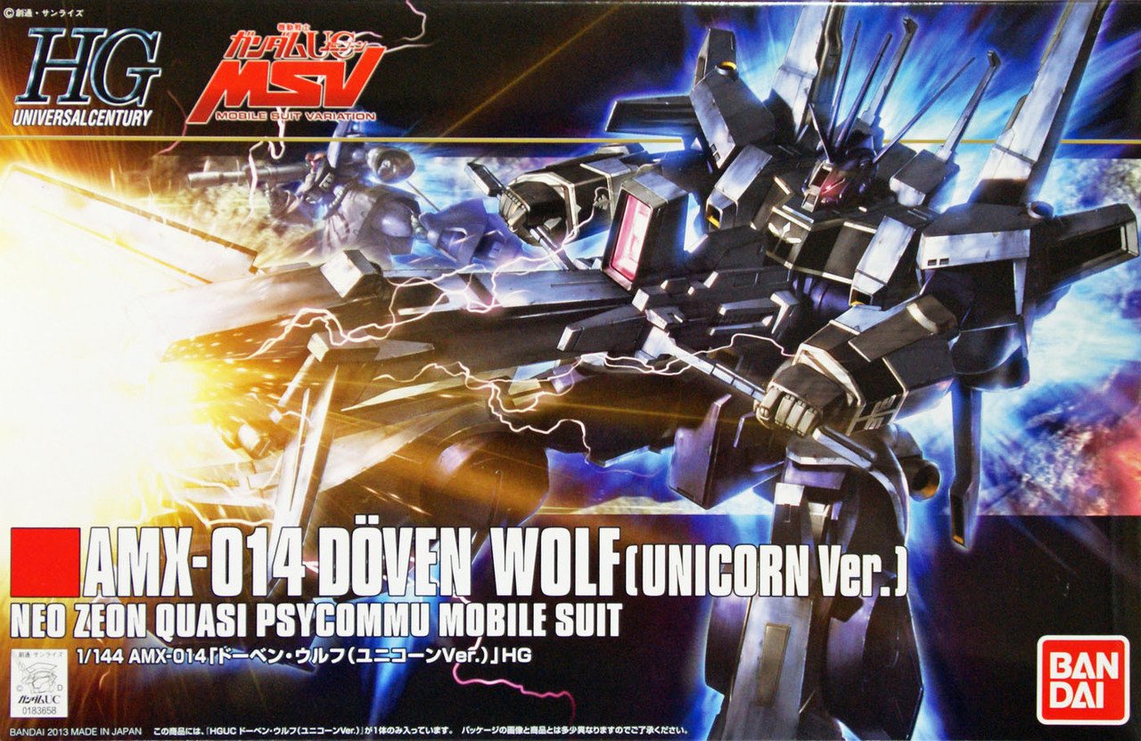 GUNDAM - HGUC 1/144 MX-014 Doven Wolf Versione Unicorn
