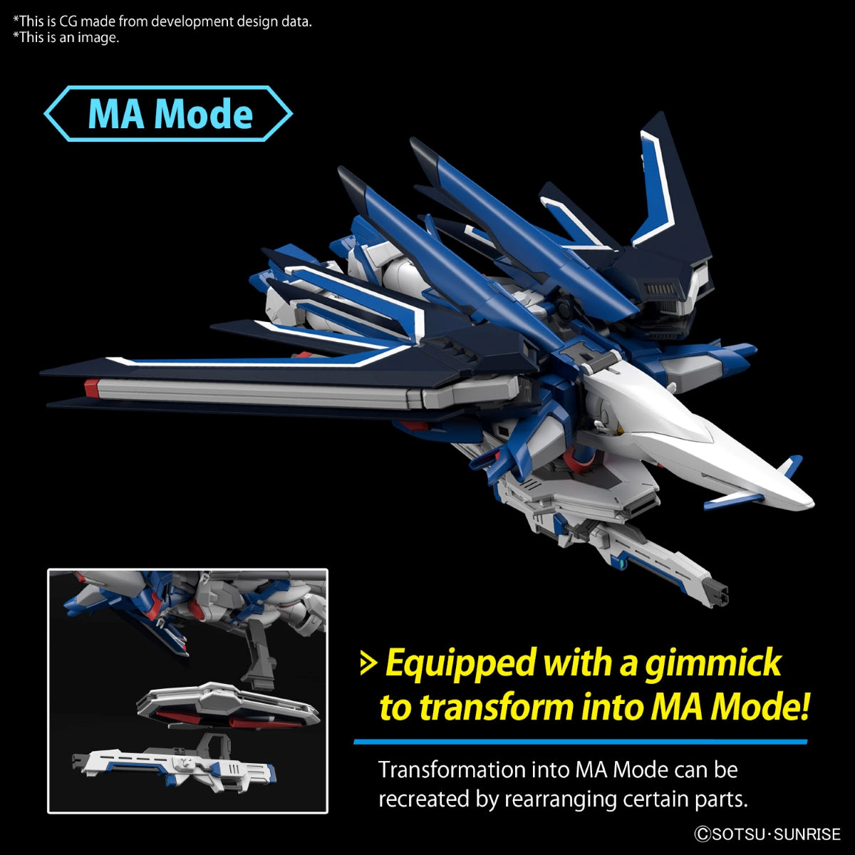 GUNDAM - HG 1/144 Rising Freedom Gundam - Model Kit