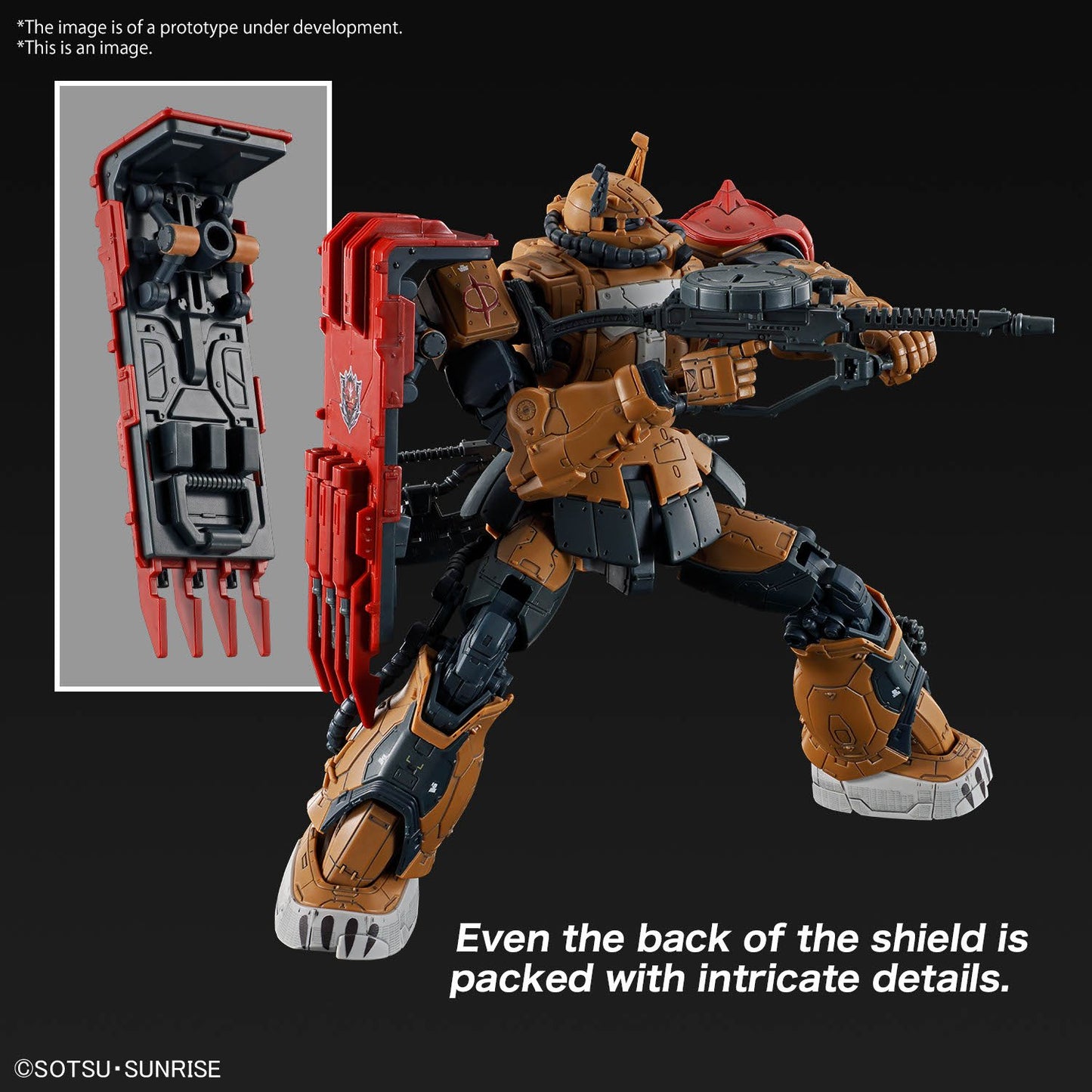 GUNDAM - HG 1/144 Zaku II F Type Solari (RFV) - Kit di Modello