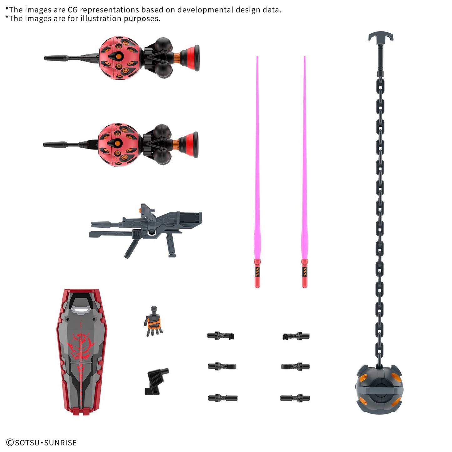 GUNDAM - HG 1/144 Red Gundam - Model Kit GQuuuuuuX Series