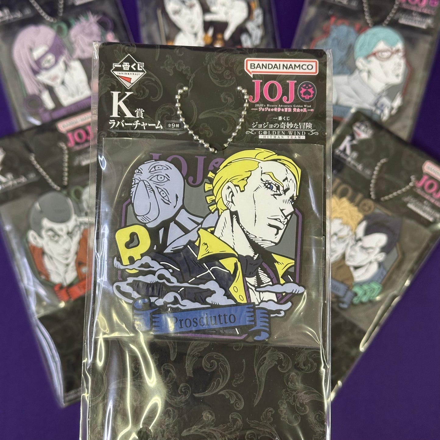 JoJo’s Bizarre Adventure – Golden Wind | Portachiavi in Gomma “Hitman Team”