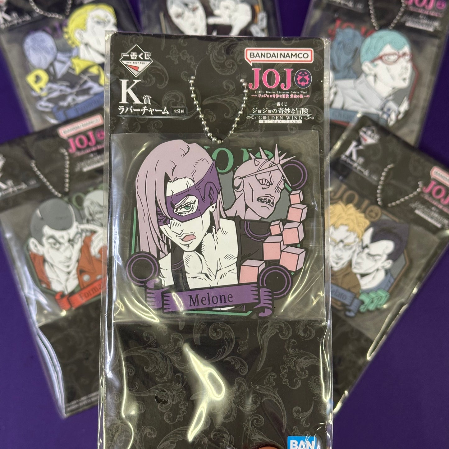 JoJo’s Bizarre Adventure – Golden Wind | Portachiavi in Gomma “Hitman Team”