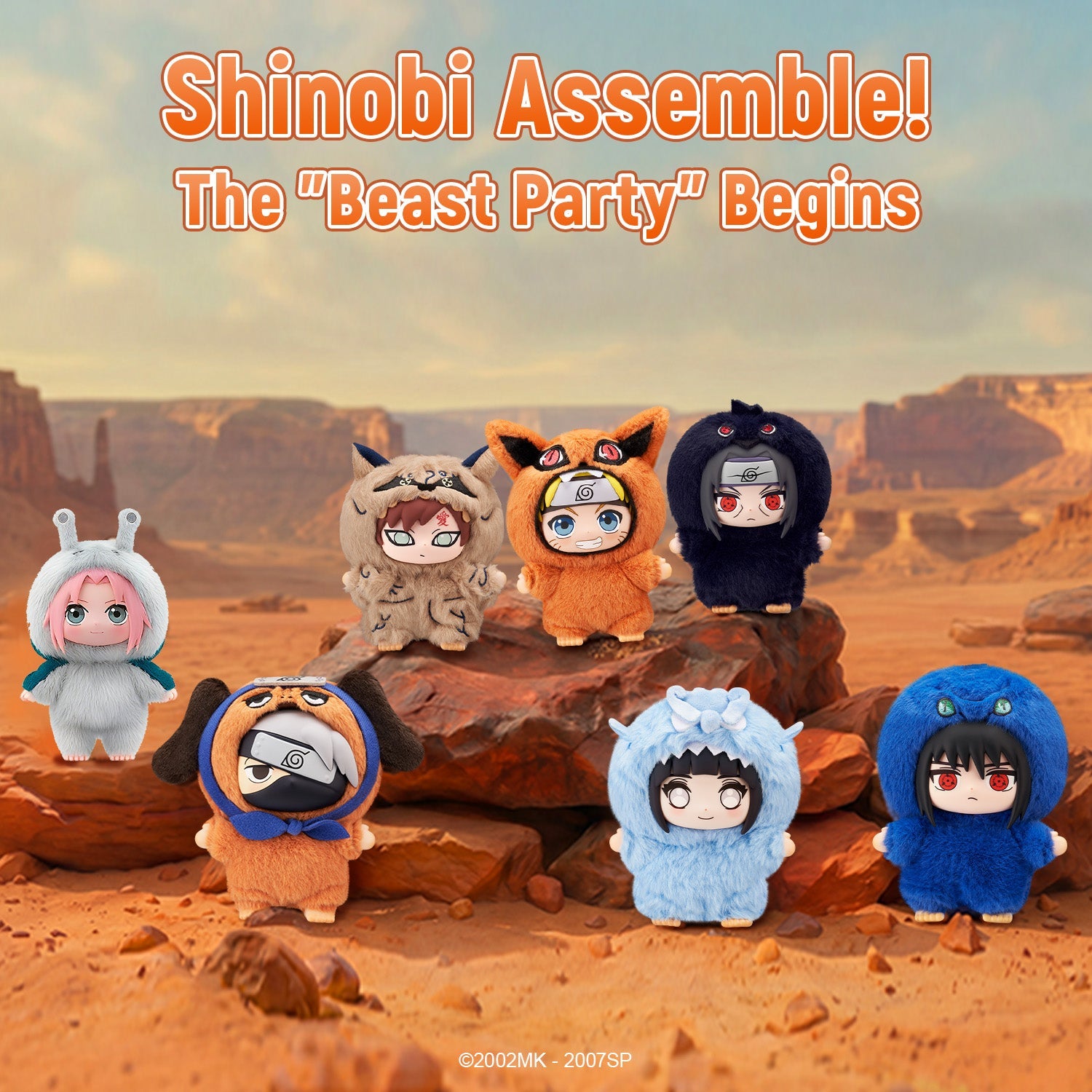 Puremind Naruto Shippuden Beast Party Mystery Blind Box 3126EN