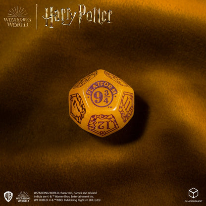 Set Dadi Moderni Harry Potter Grifondoro Oro Scintillante per Giochi di Ruolo