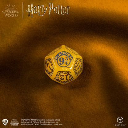 Set Dadi Moderni Harry Potter Tassorosso Giallo Scintillante per RPG e D&D
