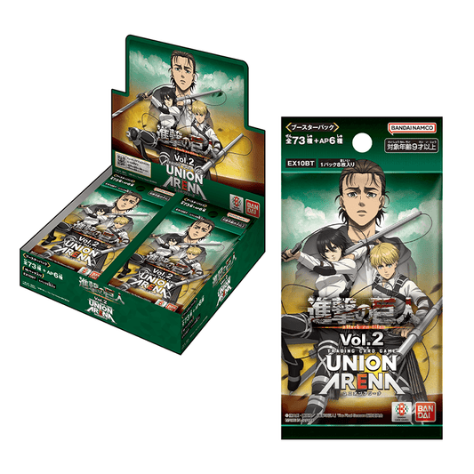 UNION ARENA Pacchetto Booster Attacco dei Giganti Vol. 2 EX10BT Carte Collezionabili Esclusive