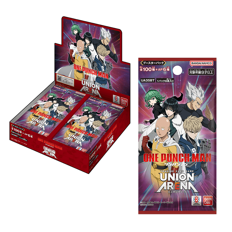 UNION ARENA One-Punch Man Booster Pack UA35BT: Carte Collezionabili Esclusive con Autografi Foil