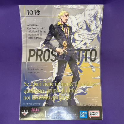 Clear Poster – JoJo’s Bizarre Adventure (Bandai Namco)