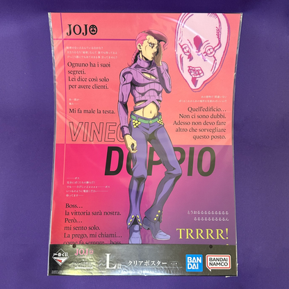 Clear Poster – JoJo’s Bizarre Adventure (Bandai Namco)